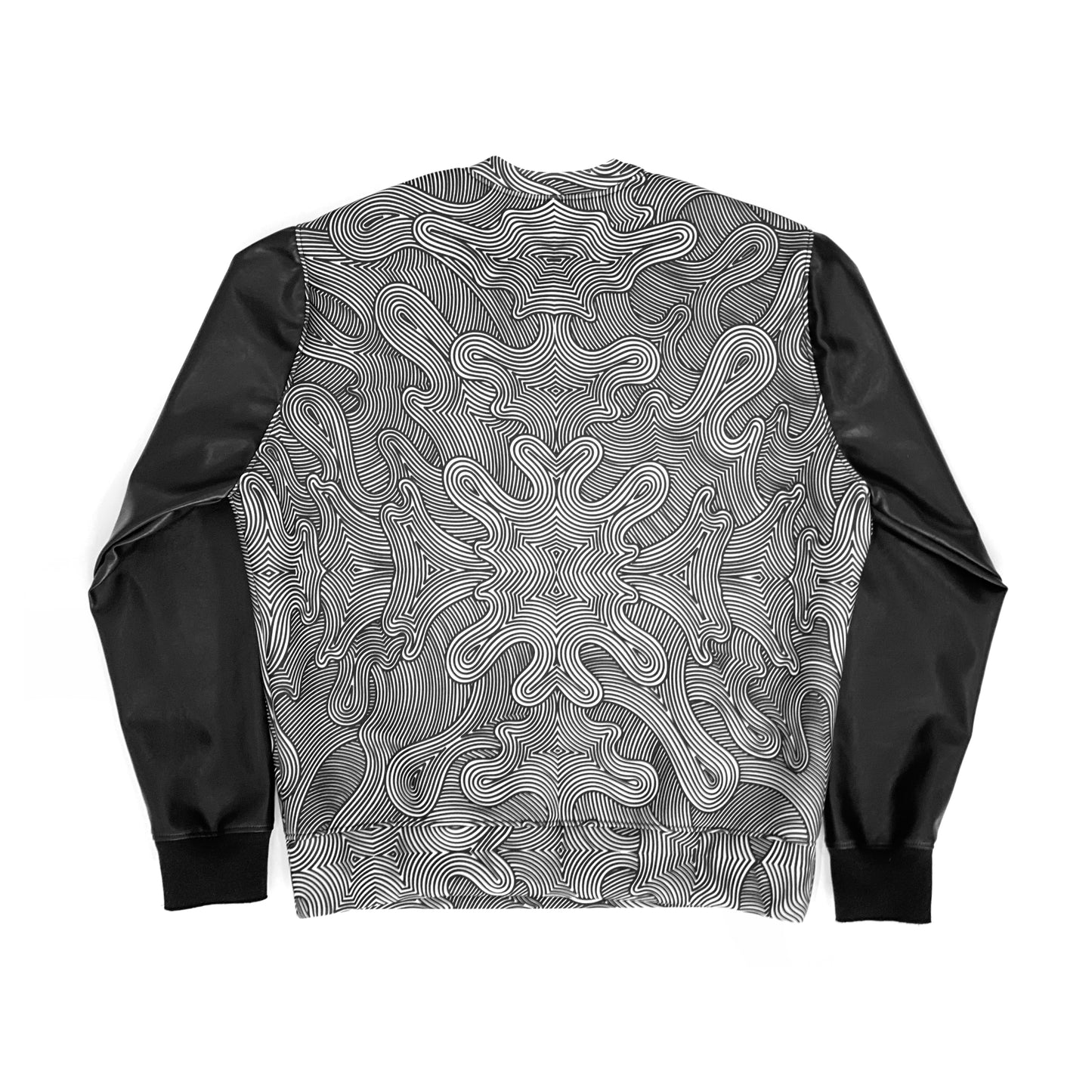 Suppression Leather Sweater